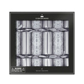 Deluxe Crackers - Silver Damask - (6 pack)