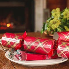 Deluxe Crackers - Red Plaid - (12 pack)
