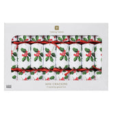 Botanical Holly Mini Crackers (8 Pack) by Talking Tables - Christmas Cracker Warehouse