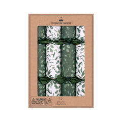 Deluxe Crackers - Fresh Eucalyptus - (12 pack) by Celebration Crackers - Christmas Cracker Warehouse