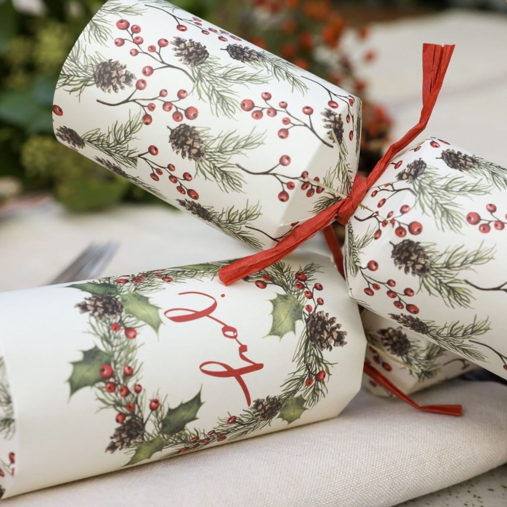 Eco Crackers - Christmas Joy (6 Pack) by Celebration Crackers - Christmas Cracker Warehouse