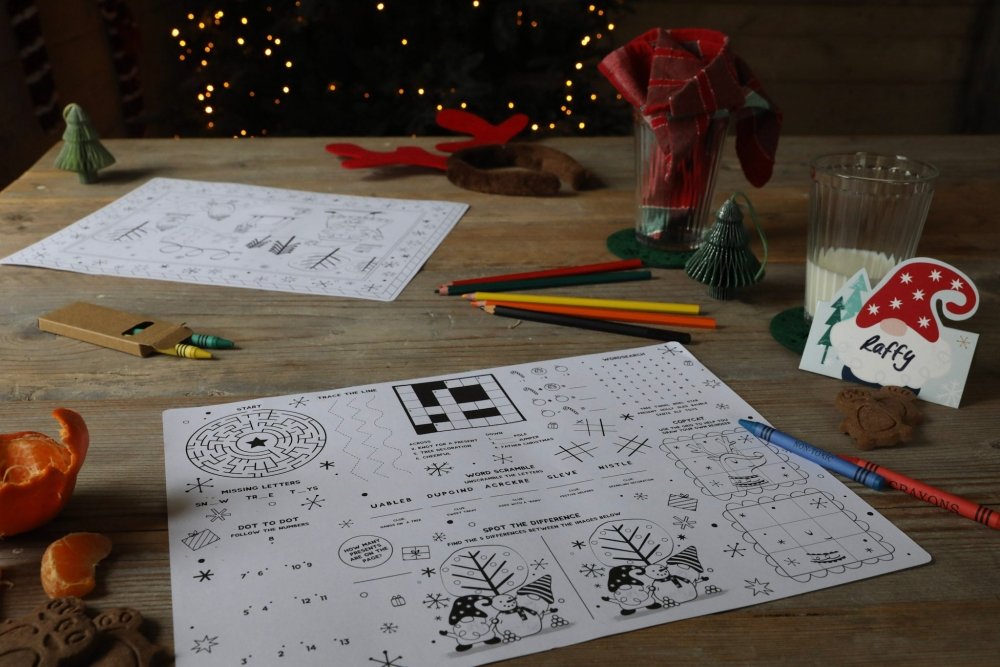 Festive Scenes Placemats (Pack of 6) by Foxy - Christmas Cracker Warehouse