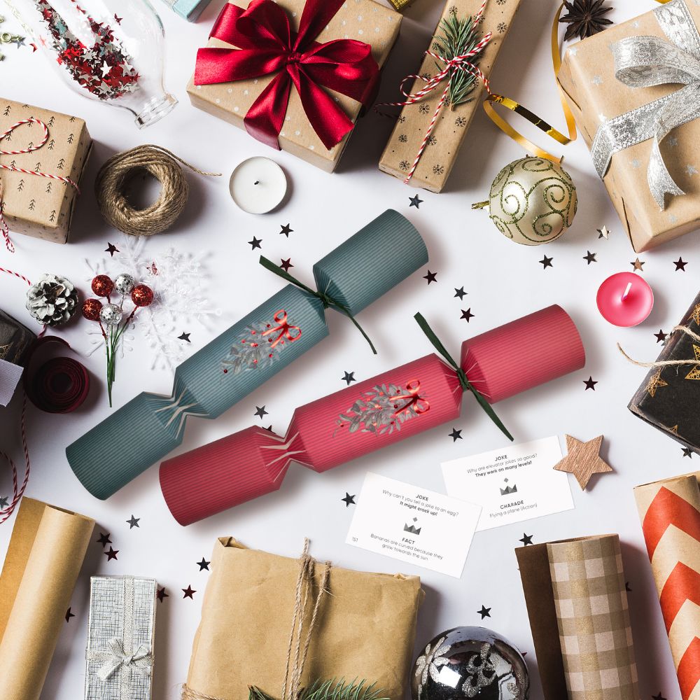 Fill Your Own - Merry Berry Cracker (6 Pack) by Celebration Crackers - Christmas Cracker Warehouse