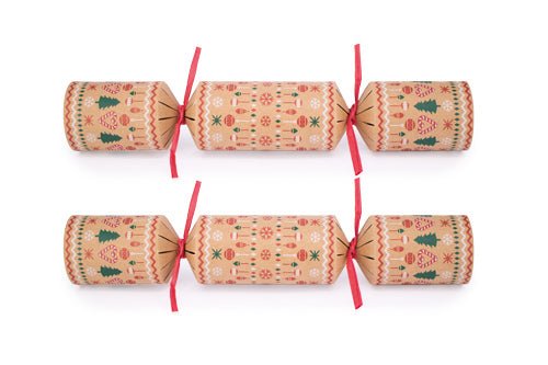 Kraft Bauble Carton of 50 (Pre - Order) by Celebration Crackers - Christmas Cracker Warehouse