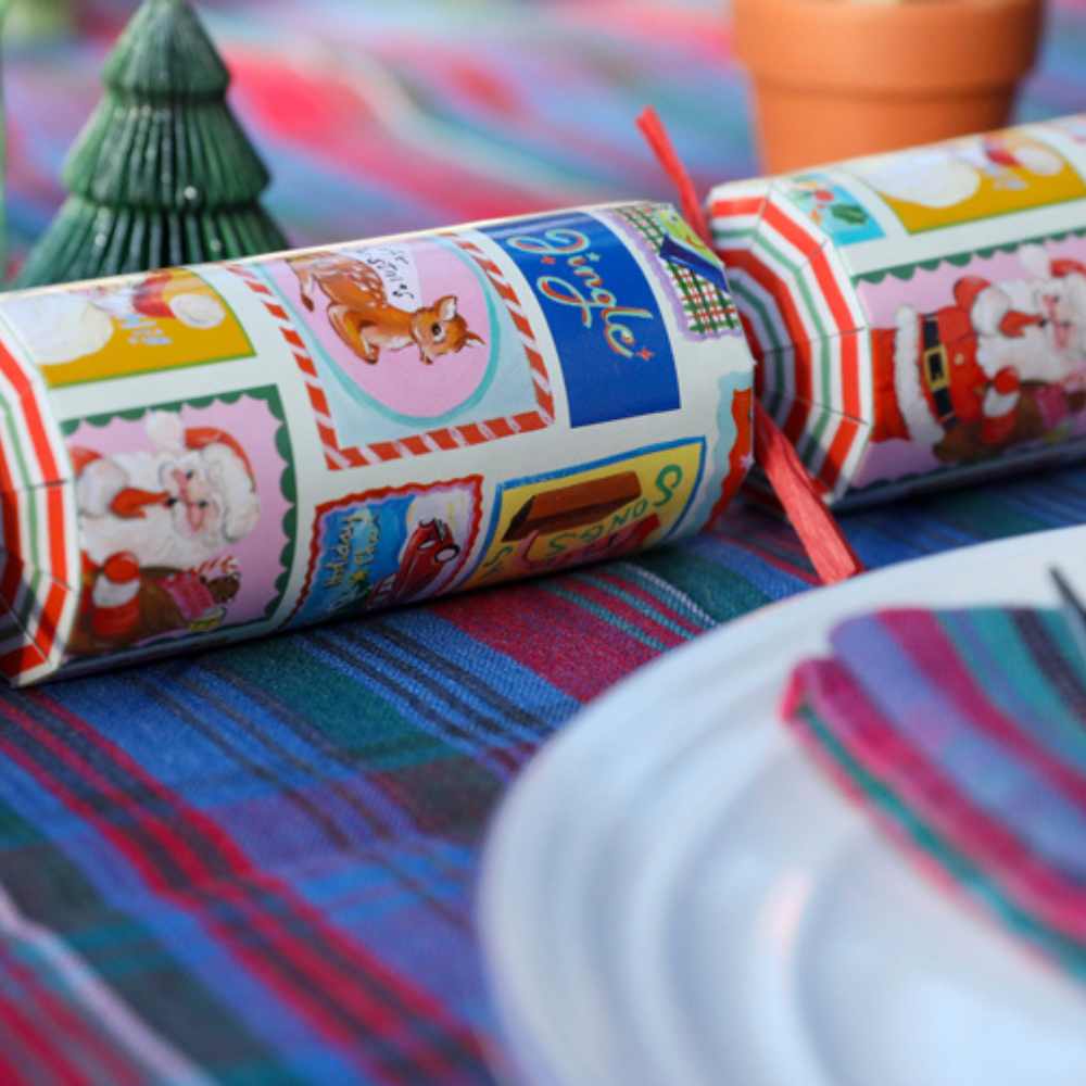 Luxury Crackers - Eleanor Bowmer - Santa (6 pack) by Eleanor Bowmer - Christmas Cracker Warehouse