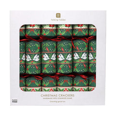 Luxury Eco Crackers - Folklore Green (Set of 6) by Talking Tables - Christmas Cracker Warehouse
