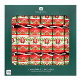 Luxury Eco Crackers - Folklore Red (Set of 6) by Talking Tables - Christmas Cracker Warehouse
