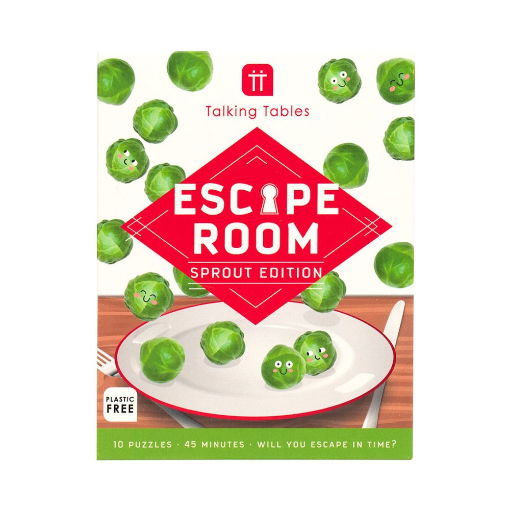 Mini Christmas Escape Room Game - Sprout Edition by Talking Tables - Christmas Cracker Warehouse
