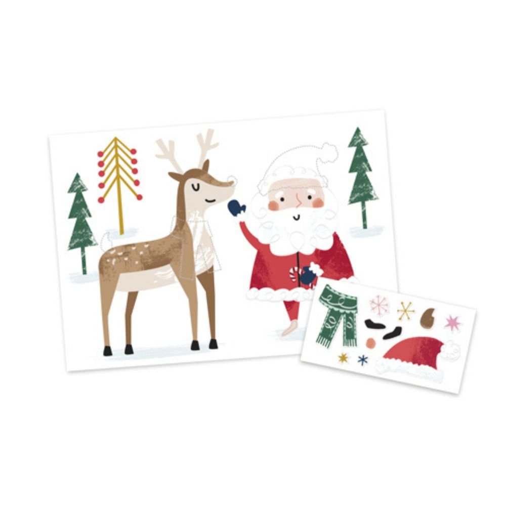 Santa and Reindeer (Box of 50) by Celebration Crackers - Christmas Cracker Warehouse