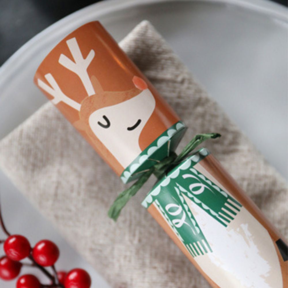 Santa and Reindeer (Box of 50) by Celebration Crackers - Christmas Cracker Warehouse