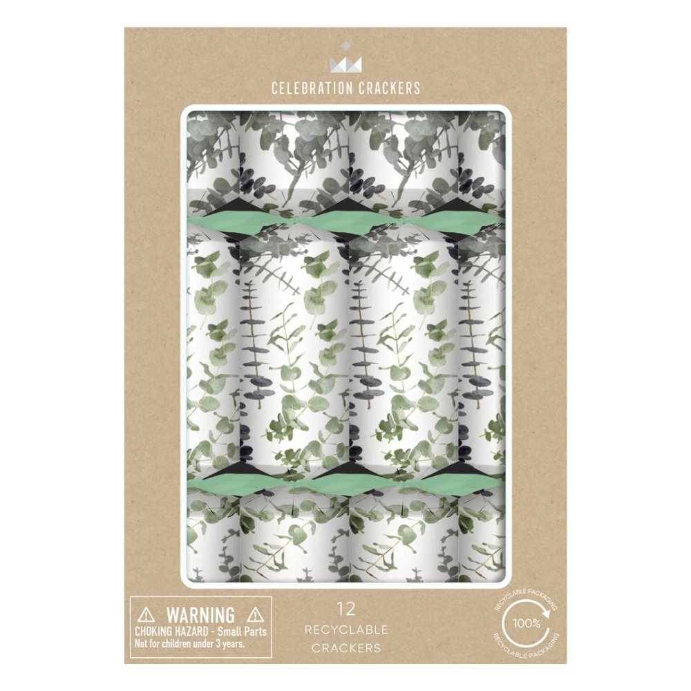 Eco Crackers - Eucalyptus (12 Pack) by Celebration Crackers - Christmas Cracker Warehouse