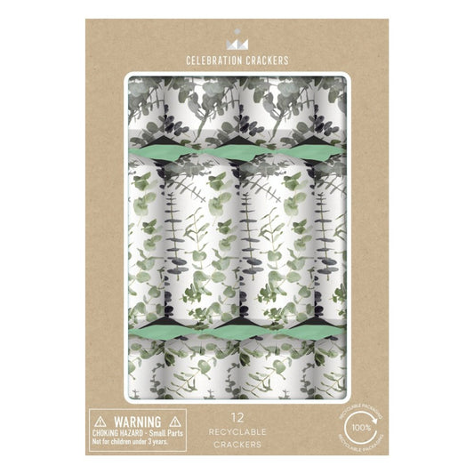 Eco Crackers - Eucalyptus (12 Pack) by Celebration Crackers - Christmas Cracker Warehouse