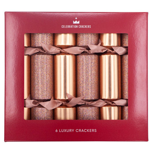 Regency Luxury Crackers - Champagne Sparkle (Set of 6) by Celebration Crackers - Christmas Cracker Warehouse
