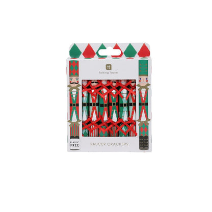 Mini Saucer Crackers - Nutcracker (8 Pack)