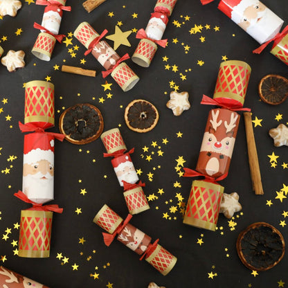 Family Crackers - Santa & Reindeer (12 Pack)