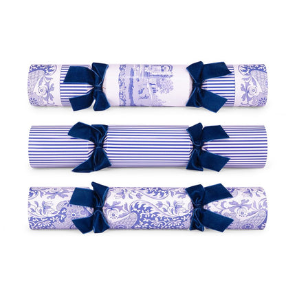 Luxury Crackers - Portmerion Spode - Blue Italian - (6 pack)