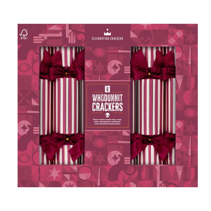 Games Room Crackers - Whodunnit - (6 pack)
