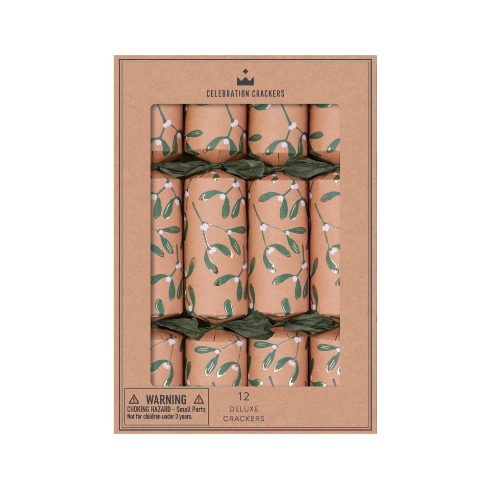 Deluxe Crackers - Mistletoe Kisses - (12 pack)