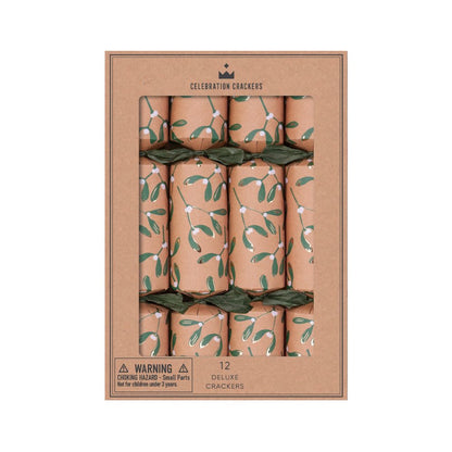 Deluxe Crackers - Mistletoe Kisses - (12 pack)