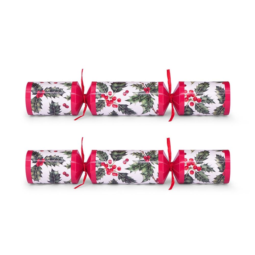 Family Crackers - Traditional Holly - (12 pack)