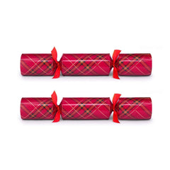 Deluxe Crackers - Red Plaid - (12 pack)