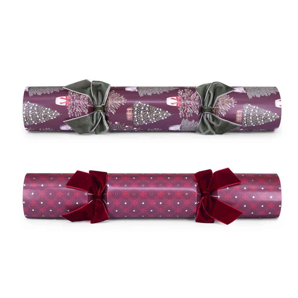 Laura Ashley - Luxury Crackers  - Farley Festive Trees - (6 pack)