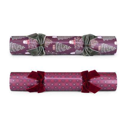 Laura Ashley - Luxury Crackers  - Farley Festive Trees - (6 pack)