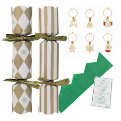 Mini Crackers - Gold Harlequin (8 Pack)