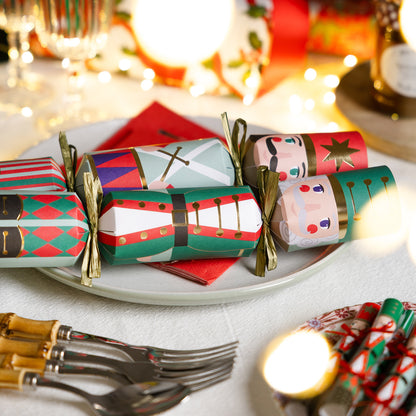 Luxury Eco Crackers - Nutcracker (Set of 6)