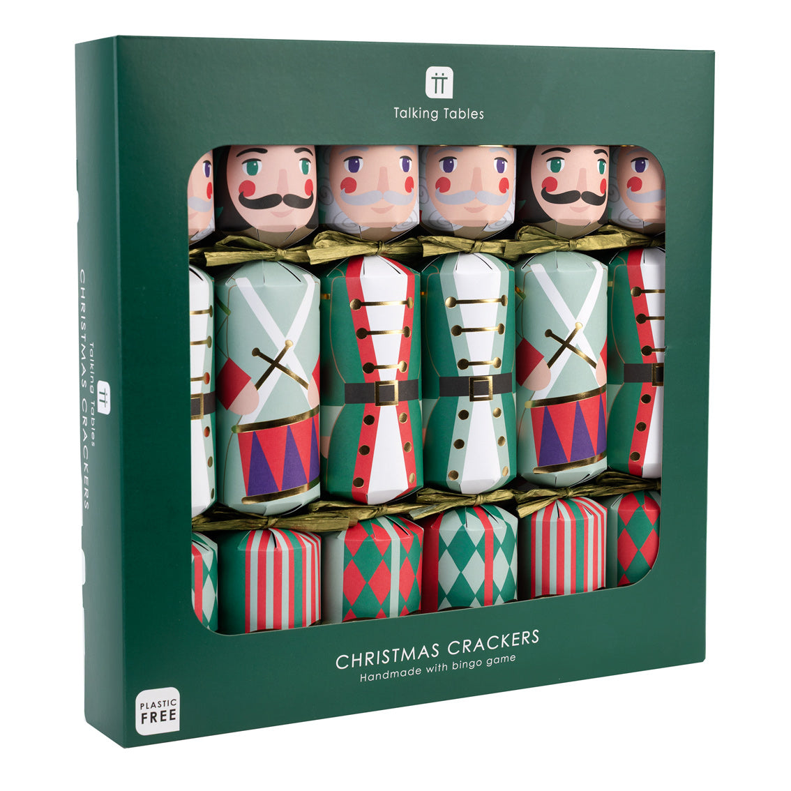 Luxury Eco Crackers - Nutcracker (Set of 6)