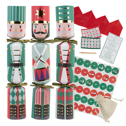 Luxury Eco Crackers - Nutcracker (Set of 6)