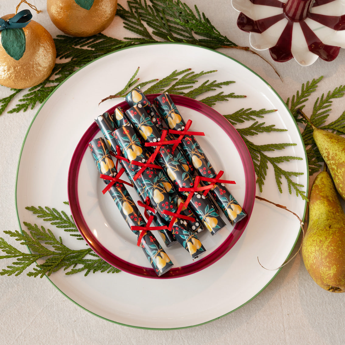 Mini Saucer Crackers - Partridge (8 Pack)