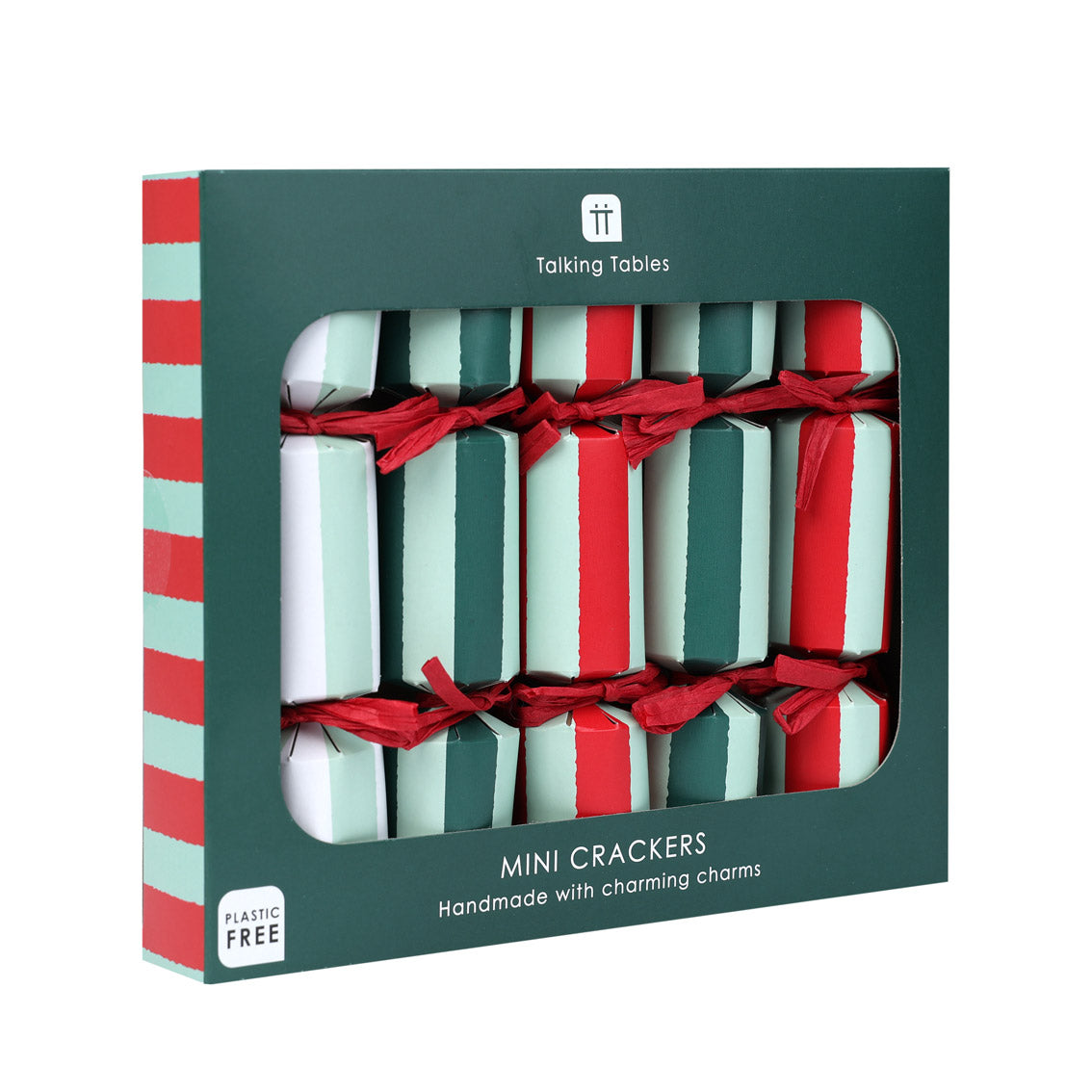 Mini Crackers - Bon Noel Stripe (8 Pack)
