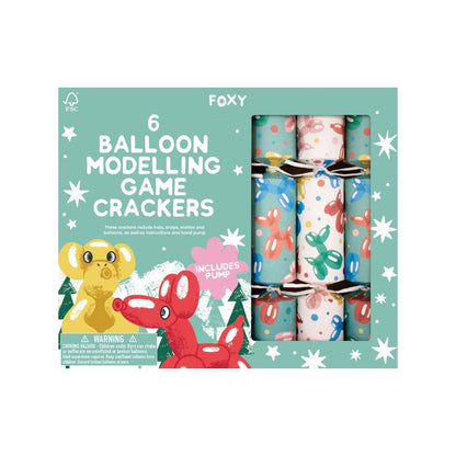 Balloon Modelling Cracker (6 pack) by Foxy - Christmas Cracker Warehouse