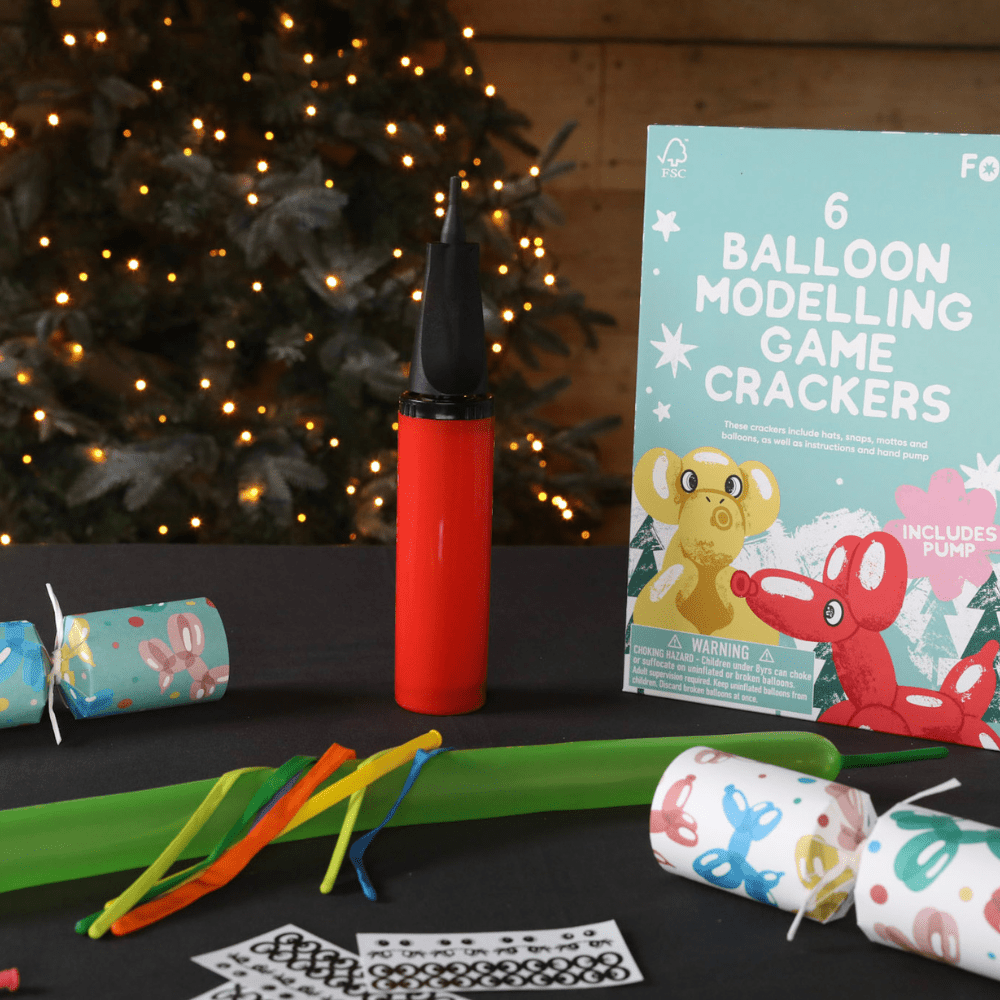 Balloon Modelling Cracker (6 pack) by Foxy - Christmas Cracker Warehouse