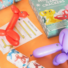 Balloon Modelling Crackers (6 pack) by Foxy - Christmas Cracker Warehouse