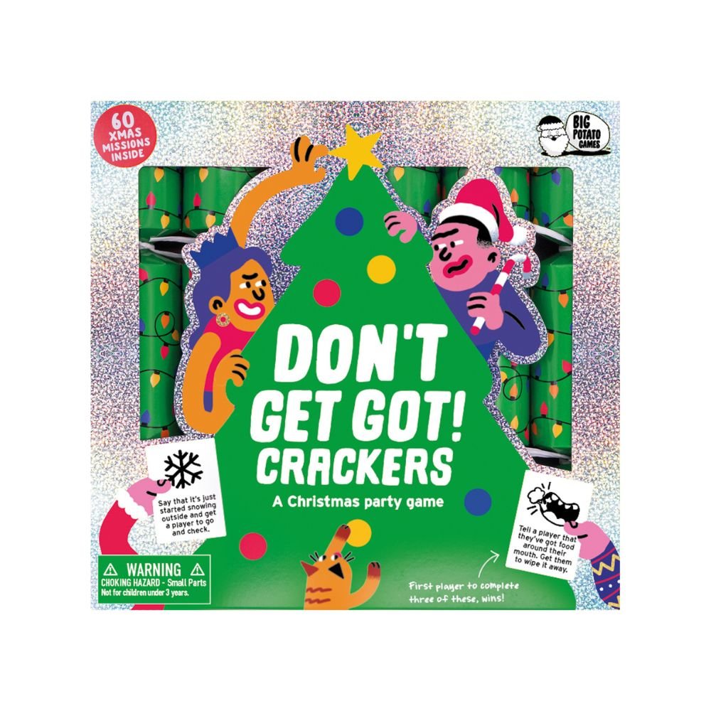 Big Potato Games Crackers - Don't Get Got (6 pack) by Big Potato Games - Christmas Cracker Warehouse