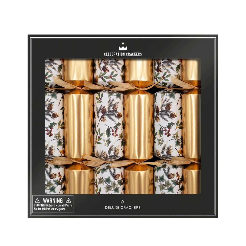 Celebration Crackers - Deluxe Crackers - 12 Inch - Warmest Wishes - Set of 6 by Celebration Crackers /Heart and Soul Studio Limited - Christmas Cracker Warehouse