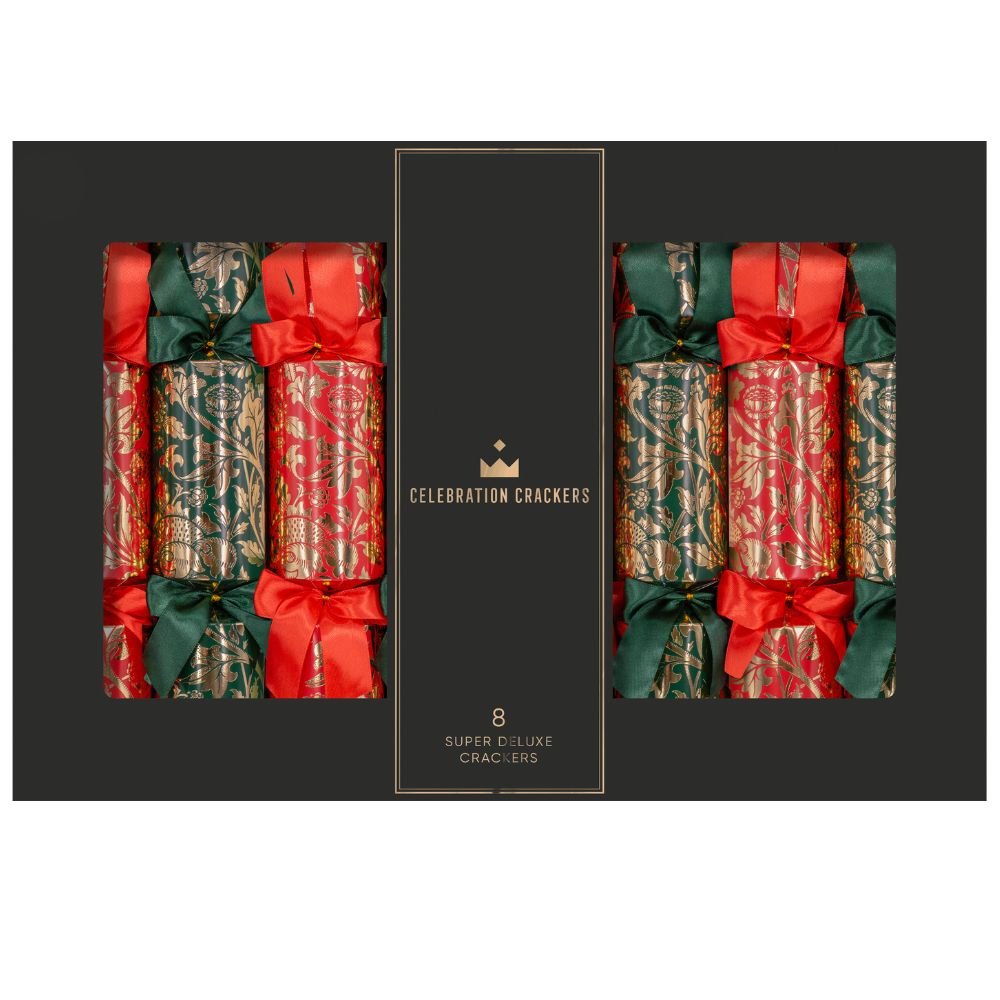 Celebration Crackers - Super Deluxe Crackers - 14 Inch - Traditional Christmas - Set of 8 by Celebration Crackers /Heart and Soul Studio Limited - Christmas Cracker Warehouse