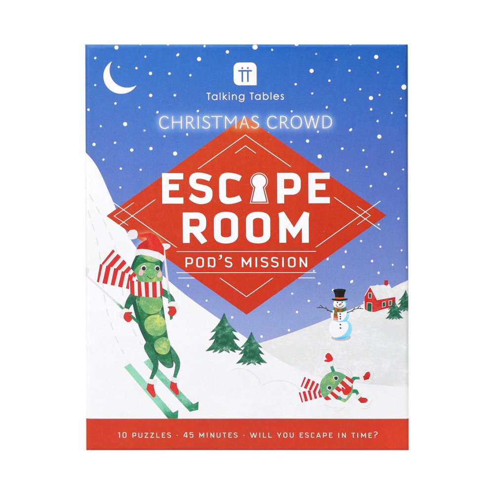 Christmas Escape Room - Pea Edition Game by Talking Tables - Christmas Cracker Warehouse