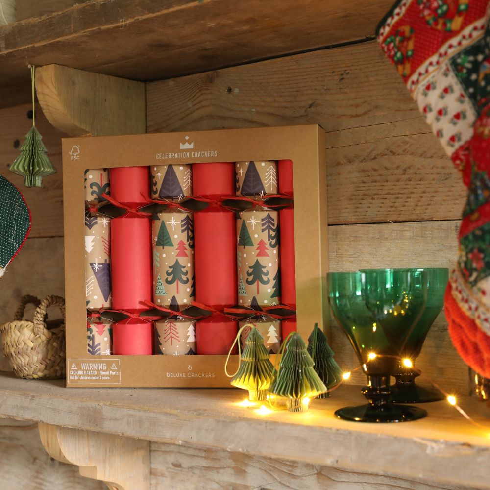 Christmas Forest Cracker (6 pack) by Celebration Crackers - Christmas Cracker Warehouse