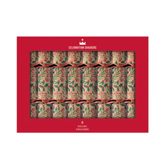 Deluxe Crackers - Holly Leaves (8 pack) by Celebration Crackers - Christmas Cracker Warehouse