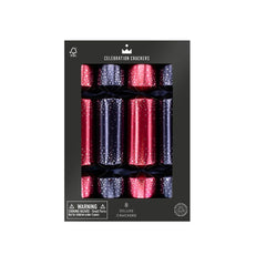 Deluxe Crackers - Midnight Stars (8 pack) by Celebration Crackers - Christmas Cracker Warehouse