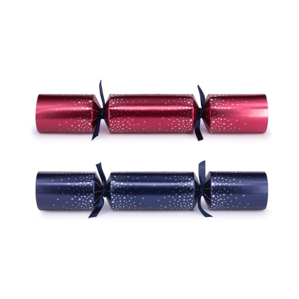 Deluxe Crackers - Midnight Stars (8 pack) by Celebration Crackers - Christmas Cracker Warehouse