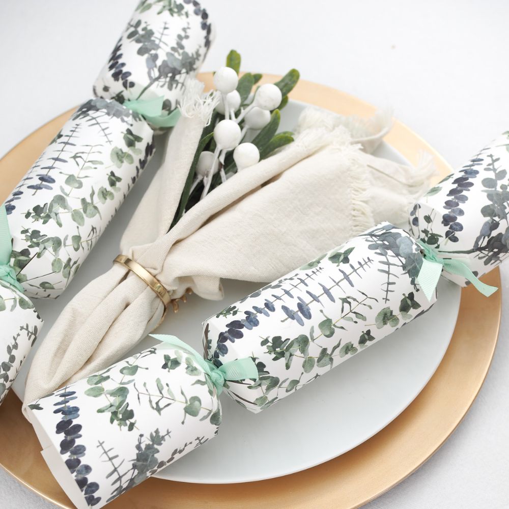 Eco Crackers - Eucalyptus (12 Pack) by Celebration Crackers - Christmas Cracker Warehouse