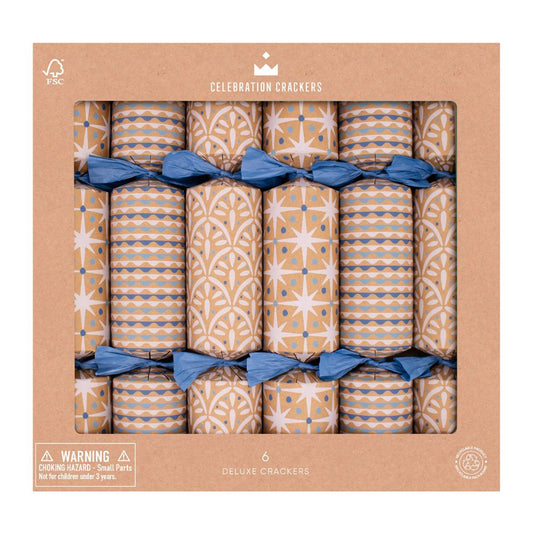 Eco Crackers - Tranquil Tidings (6 pack) by Celebration Crackers - Christmas Cracker Warehouse