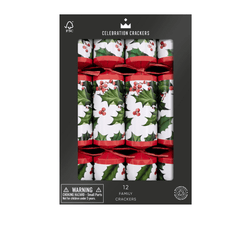 Family Crackers - Holly Berry (12 pack) by Celebration Crackers - Christmas Cracker Warehouse