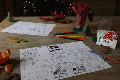 Festive Scenes Placemats (Pack of 6) by Foxy - Christmas Cracker Warehouse