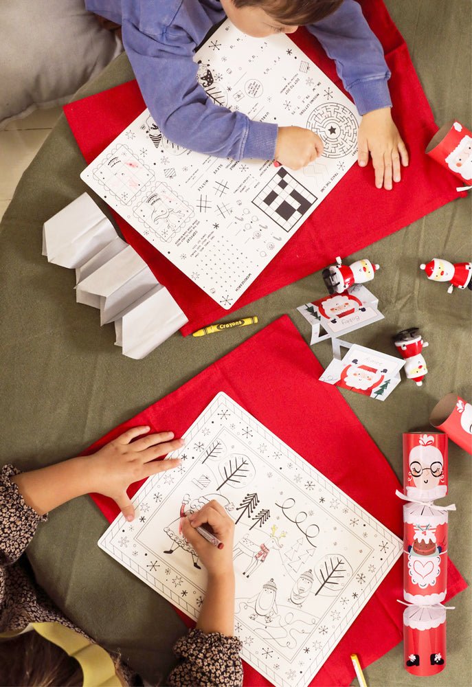 Festive Scenes Placemats (Pack of 6) by Foxy - Christmas Cracker Warehouse