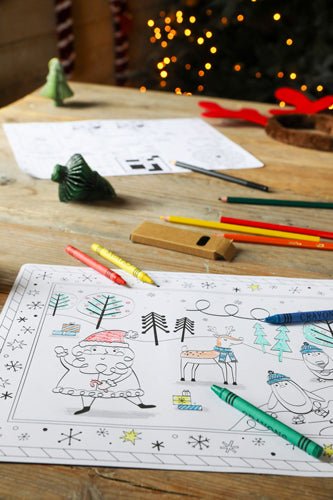 Festive Scenes Placemats (Pack of 6) by Foxy - Christmas Cracker Warehouse